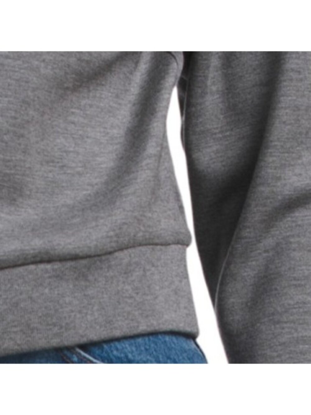 THEORY Ribbed Mock Neck Pull Over Top - Picture 4 of 4